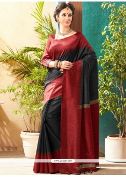 Black Designer Traditional Saree