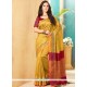 Jute Silk Resham Work Designer Traditional Saree