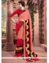 Weight Less Multi Colour Printed Saree