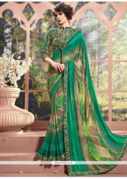 Multi Colour Weight Less Printed Saree