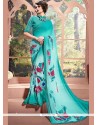 Weight Less Print Work Printed Saree