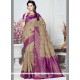 Weaving Work Beige Art Silk Designer Traditional Saree