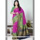 Art Silk Rani Traditional Saree