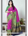 Art Silk Rani Traditional Saree