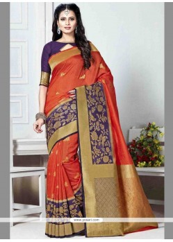 Weaving Work Designer Traditional Saree