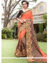 Resham Work Traditional Saree