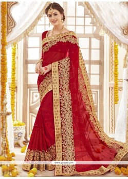 Faux Georgette Saree