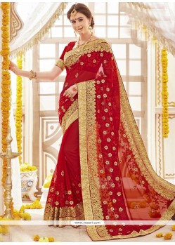 Lace Work Classic Designer Saree