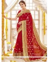 Lace Work Classic Designer Saree