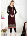 Embroidered Work Churidar Designer Suit