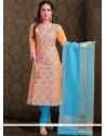 Embroidered Work Churidar Designer Suit