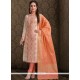 Chanderi Churidar Designer Suit