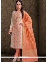 Chanderi Churidar Designer Suit