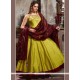 Art Silk Readymade Anarkali Suit