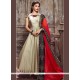 Grey Readymade Anarkali Suit