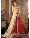 Embroidered Work Faux Georgette Long Choli Lehenga