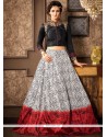 Multi Colour Embroidered Work Lehenga Choli