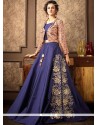 Blue Resham Work Art Silk Lehenga Choli