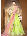 Patch Border Work Satin Silk Lehenga Choli