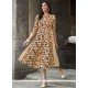 Multi Colour Rayon Party Wear Kurti