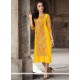 Yellow Party Wear Kurti