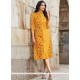 Rayon Print Work Party Wear Kurti