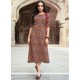 Rayon Print Work Party Wear Kurti