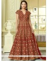 Gauhar Khan Tafeta Silk Floor Length Anarkali Suit