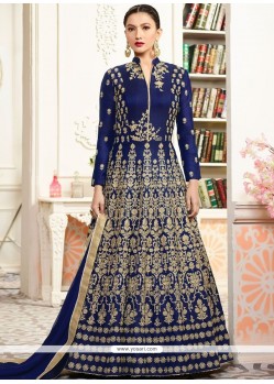 Gauhar Khan Tafeta Silk Floor Length Anarkali Suit