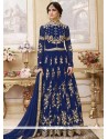 Faux Georgette Floor Length Anarkali Suit