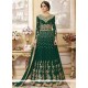 Resham Work Faux Georgette Floor Length Anarkali Suit