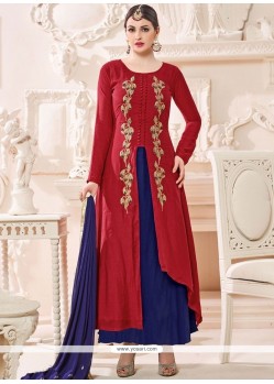 Faux Georgette Anarkali Suit