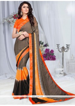 Print Work Multi Colour Printed Saree