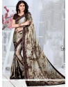 Fancy Fabric Print Work Printed Saree