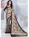 Fancy Fabric Multi Colour Print Work Printed Saree