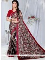 Fancy Fabric Multi Colour Printed Saree