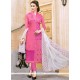 Pink Churidar Suit