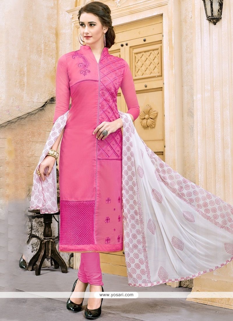 Buy Pink Churidar Suit | Churidar Salwar Suits