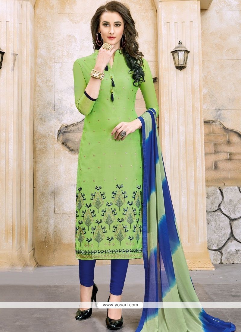 Shop Online Cotton Churidar Salwar Suit : 246062 