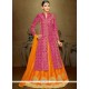 Jacquard Silk Embroidered Work Long Choli Lehenga