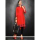 Red Casual Kurti