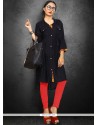 Rayon Print Work Casual Kurti