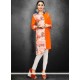 Orange Casual Kurti