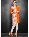 Orange Casual Kurti