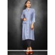 Grey Rayon Casual Kurti