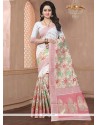 Off White Traditional Designer Saree