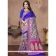 Blue Art Silk Traditional Saree