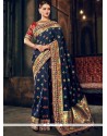 Banarasi Silk Resham Work Designer Traditional Saree