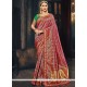 Banarasi Silk Patch Border Work Traditional Designer Saree