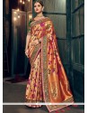 Multi Colour Resham Work Designer Traditional Saree